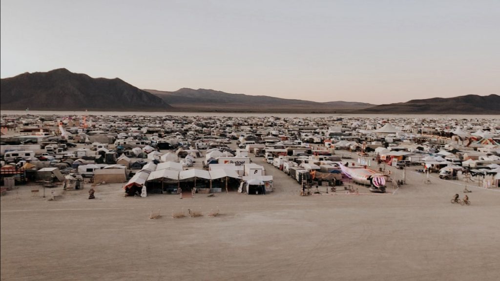 Camp à Burning Man